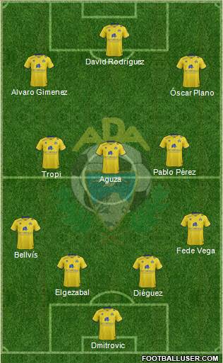 A.D. Alcorcón Formation 2016