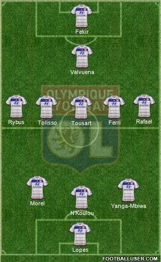 Olympique Lyonnais Formation 2016