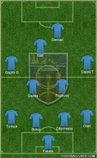 Chabab Aurès Batna 4-4-1-1 football formation