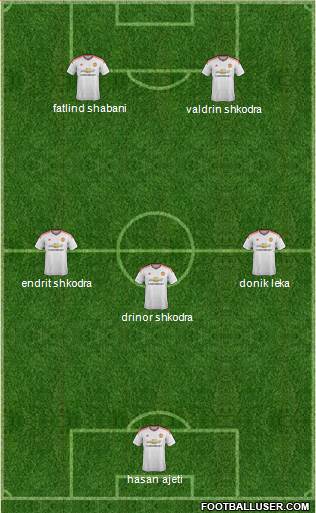Manchester United Formation 2016