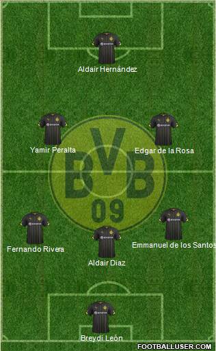 Borussia Dortmund Formation 2016