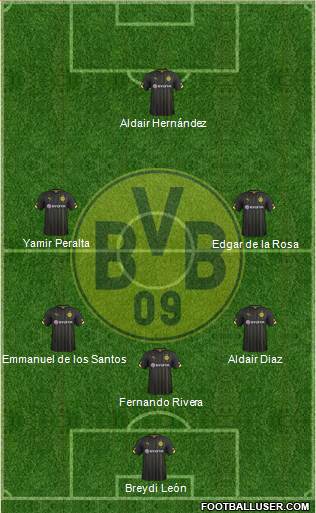 Borussia Dortmund Formation 2016