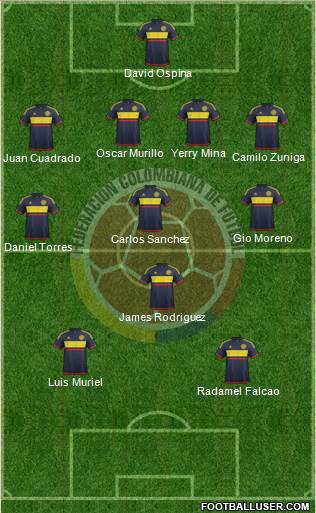 Colombia Formation 2016