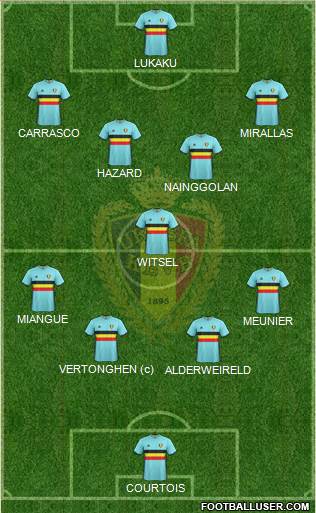 Belgium Formation 2016