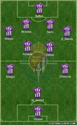 R. Valladolid C.F., S.A.D. Formation 2016