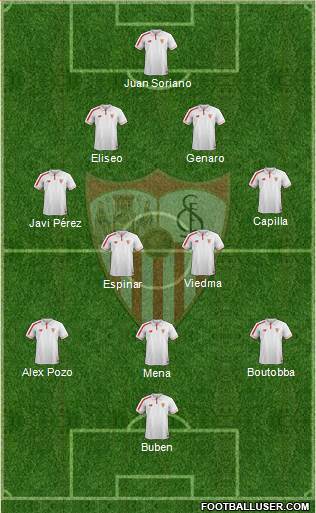 Sevilla F.C., S.A.D. Formation 2016