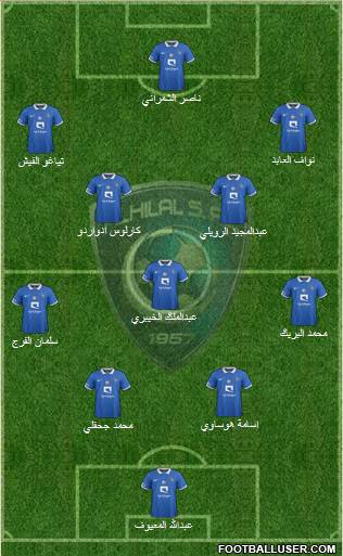 Al-Hilal (KSA) Formation 2016