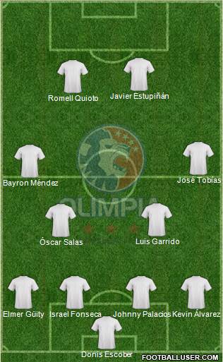 CD Olimpia Formation 2016