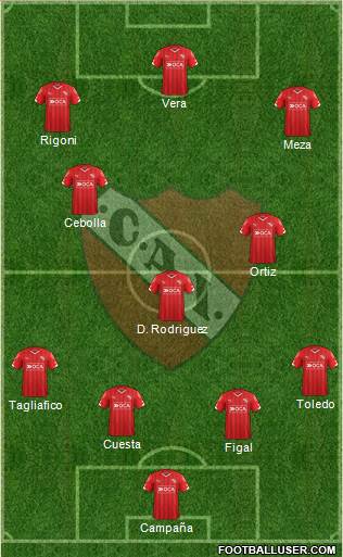 Independiente Formation 2016