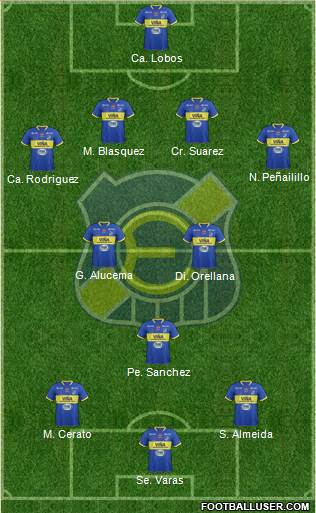 CD Everton de Viña del Mar S.A.D.P. Formation 2016
