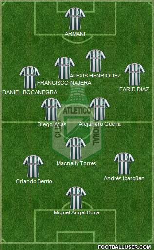 CDC Atlético Nacional Formation 2016