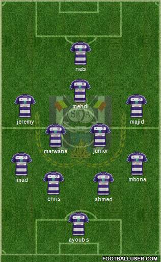 RSC Anderlecht Formation 2016