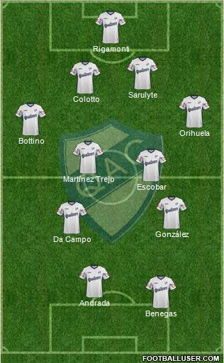 Quilmes football formation