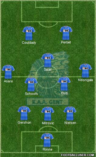 KAA Gent Formation 2016