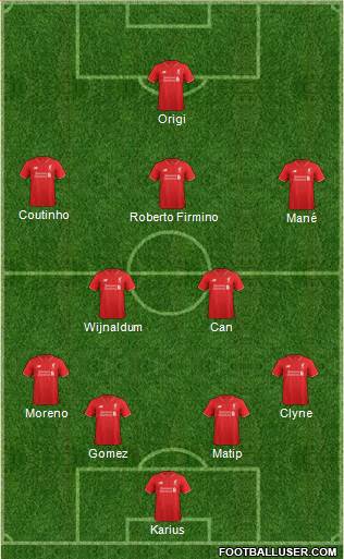 Liverpool Formation 2016