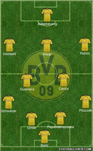 Borussia Dortmund Formation 2016