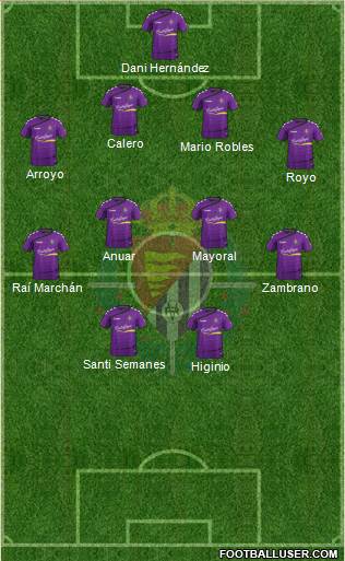 R. Valladolid C.F., S.A.D. Formation 2016