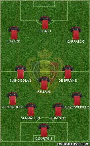 Belgium Formation 2016