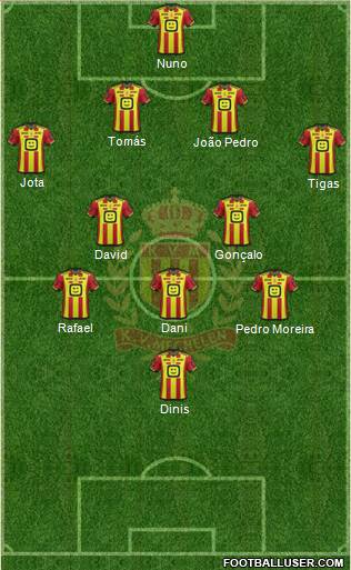 Yellow Red KV Mechelen Formation 2016