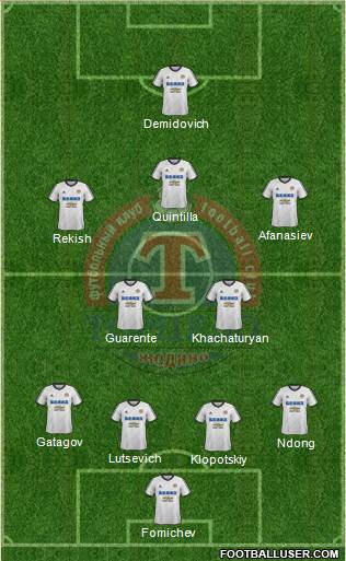 Torpedo Zhodino Formation 2016