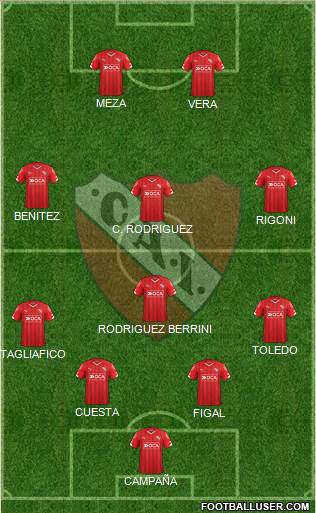 Independiente Formation 2016