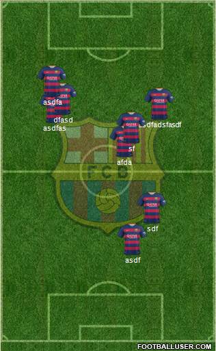 F.C. Barcelona Formation 2016