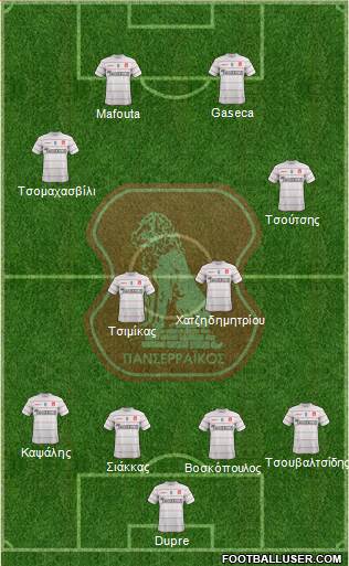 MGS Panserraikos Formation 2016