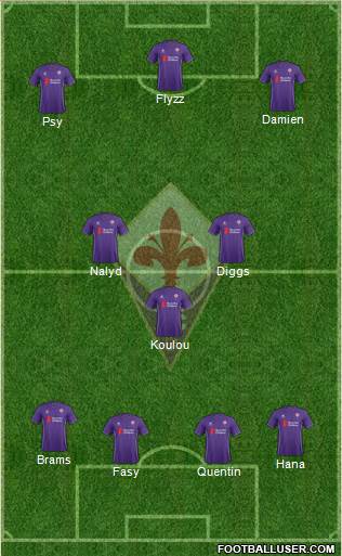 Fiorentina Formation 2016