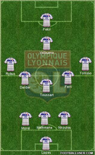 Olympique Lyonnais Formation 2016