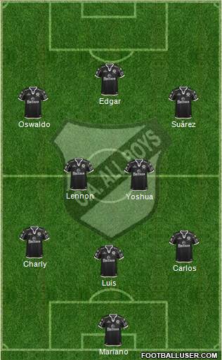 All Boys Formation 2016