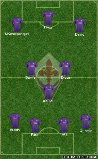 Fiorentina Formation 2016
