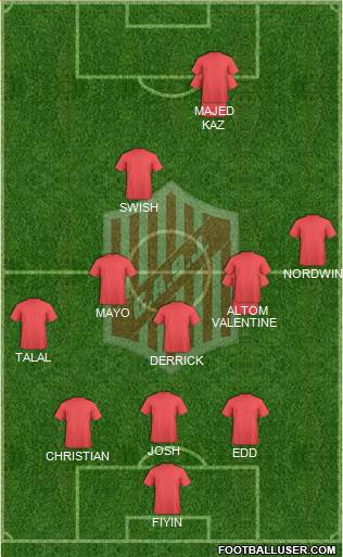 9 de Julio Formation 2016