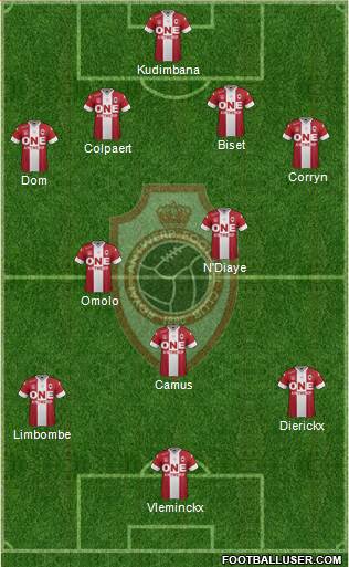 R Antwerp FC Formation 2016