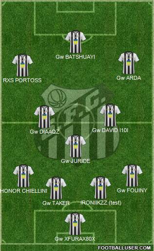 Santos FC (AP) Formation 2016