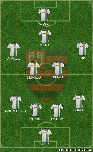 AA Flamengo Formation 2016