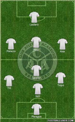 Acassuso football formation