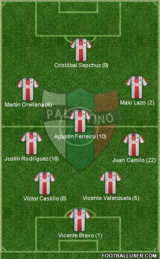 CD Palestino S.A.D.P. Formation 2016
