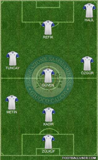 San Marino football formation