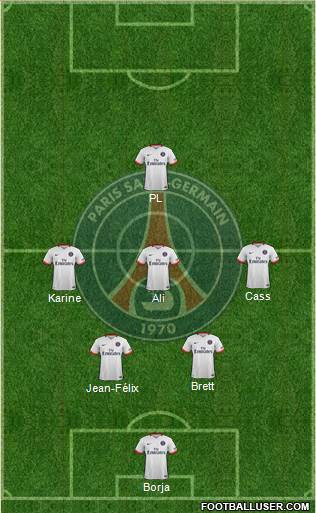 Paris Saint-Germain Formation 2016