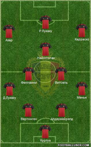 Belgium Formation 2016
