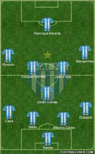 Avaí FC Formation 2016