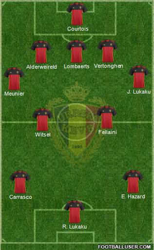 Belgium Formation 2016