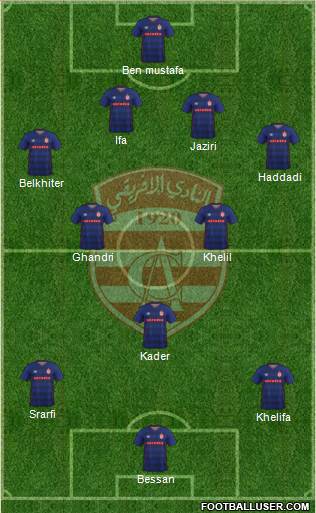 Club Africain Tunis Formation 2016