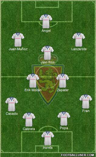 R. Zaragoza S.A.D. Formation 2016