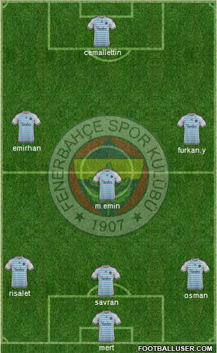 Fenerbahçe SK Formation 2016