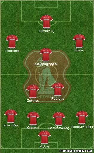 MGS Panserraikos Formation 2016
