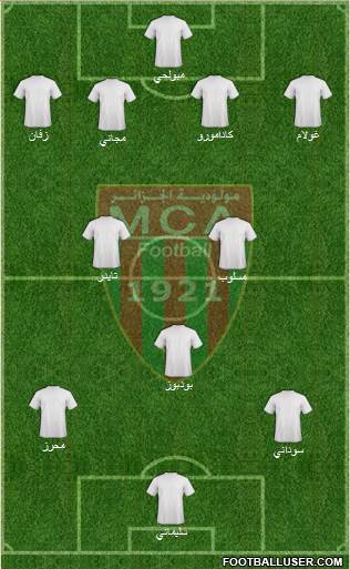 Mouloudia Club d'Alger Formation 2016