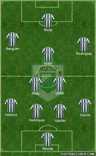 CDC Atlético Nacional Formation 2016