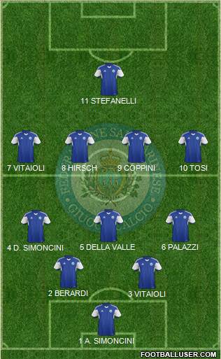 San Marino football formation