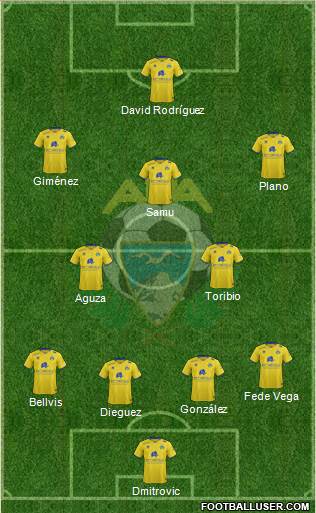 A.D. Alcorcón Formation 2016